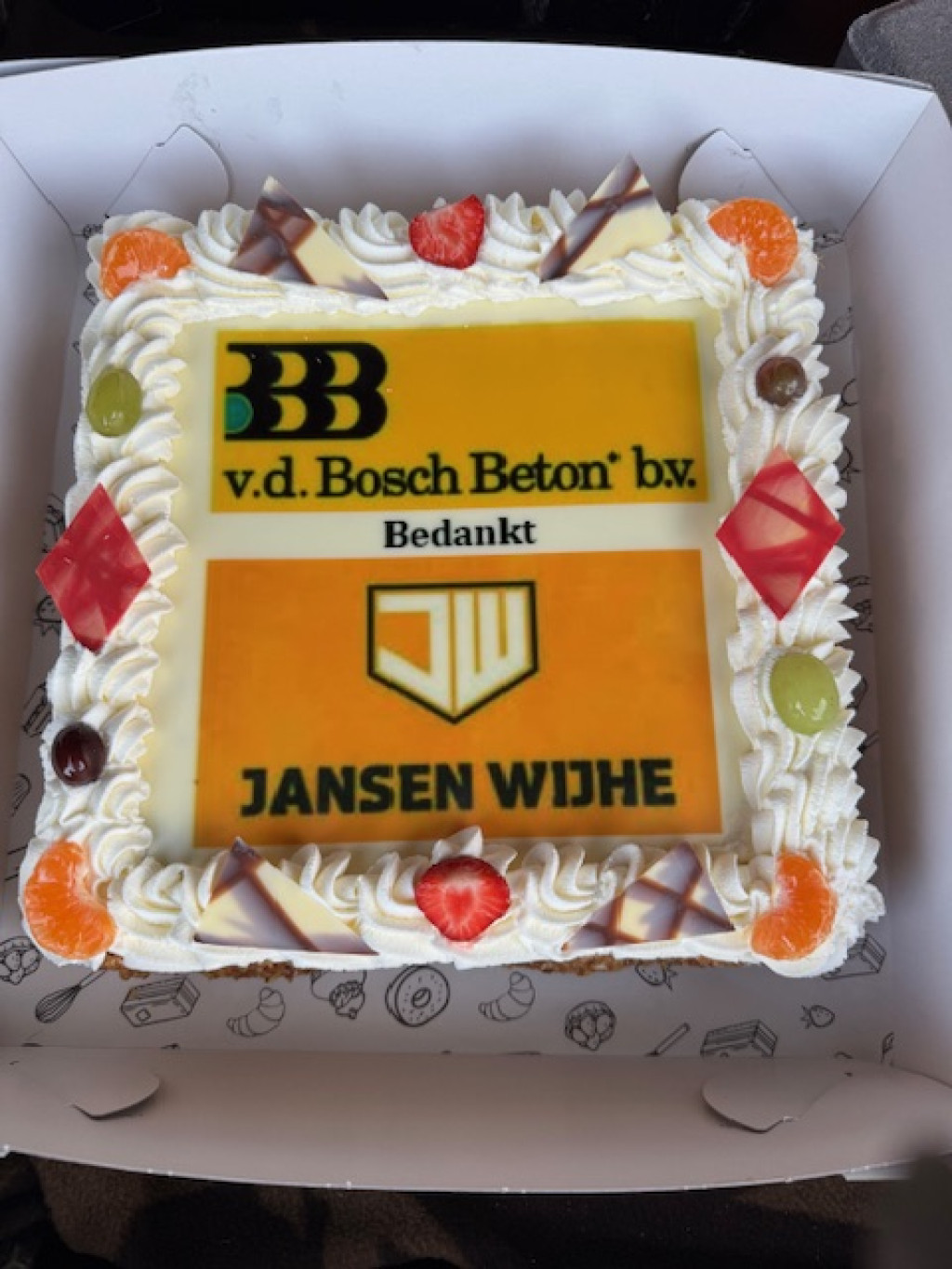 Taart voor de toppers van Jansen Wijhe
