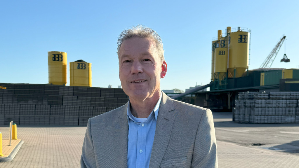 Martin Bartels enthousiast aan de slag bij v.d. Bosch Beton