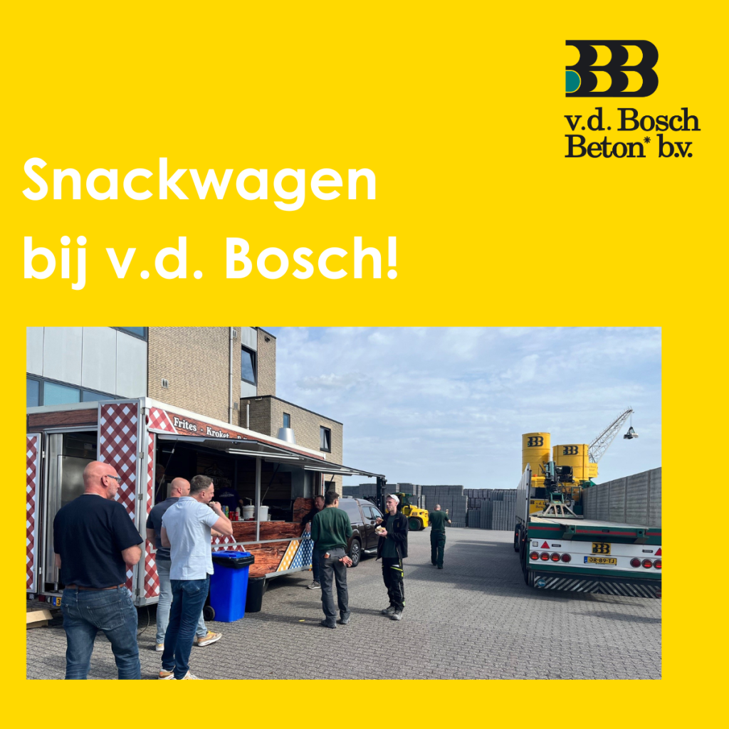 Een snackwagen voor het personeel!