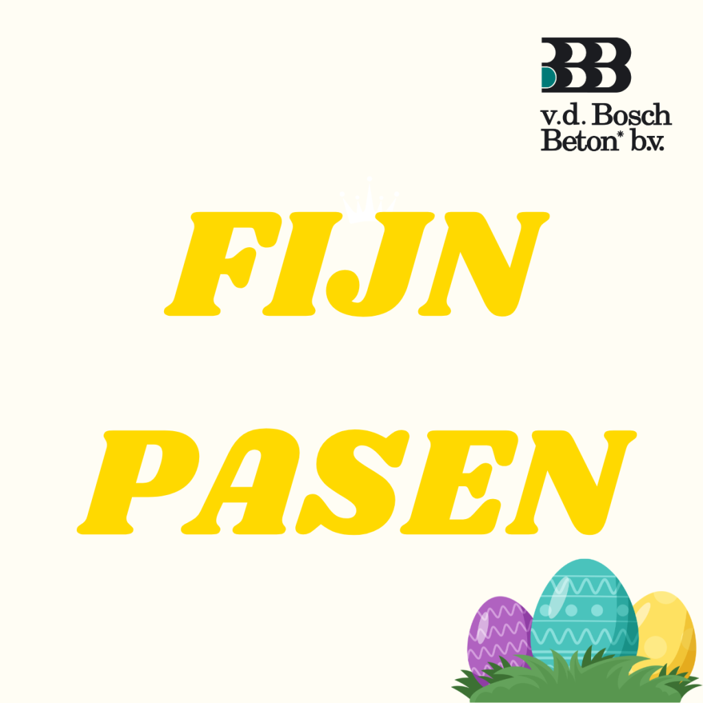 Met pasen zijn we gesloten